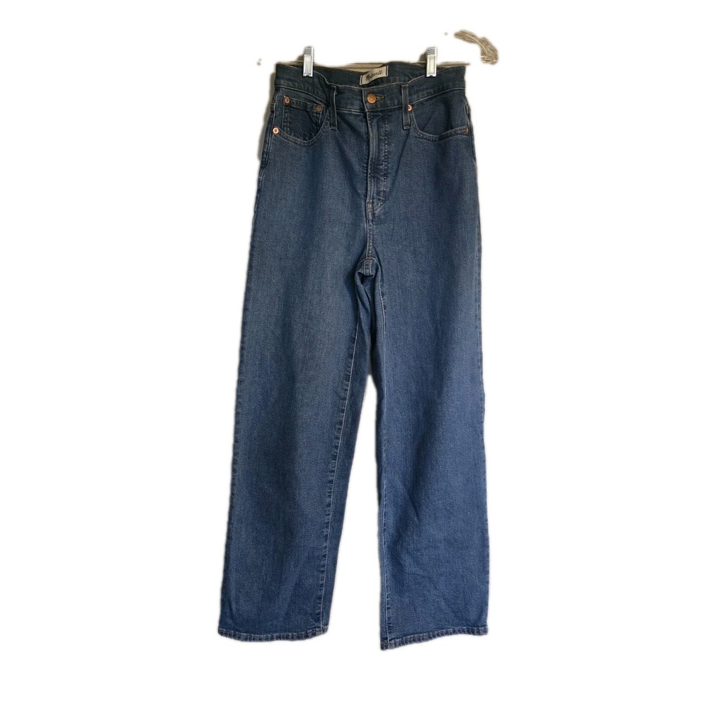 Madewell Dark Blue Perfect Vintage Wide Leg Jeans